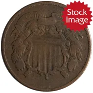 1866 2 Cent - Very Good