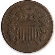 1865 2 Cent Fancy 5 - Very Good