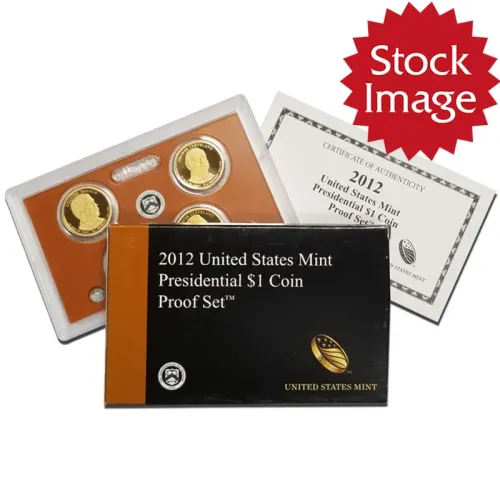 2012 Presidential Dollar Proof Set