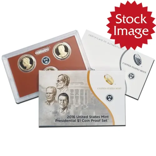2016 Presidential Dollar Proof Set