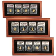 2007 2008 & 2009 Presidential Dollar Proof Set - ANACS PR70
