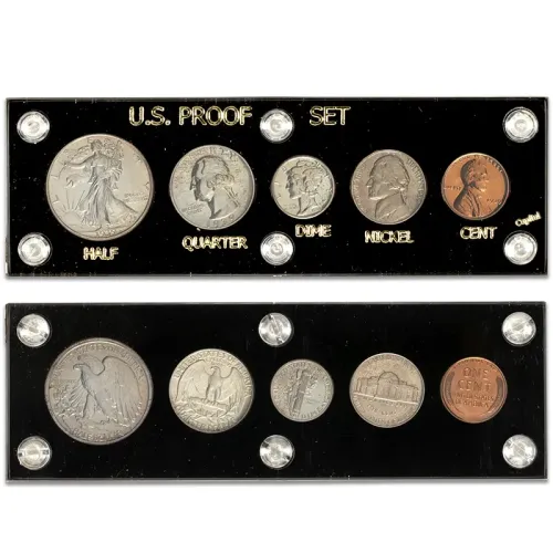 1939 United States Proof Set in Capital Plastic