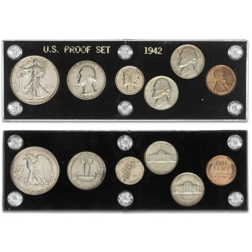 1942 United States Proof Set in Capital Plastic