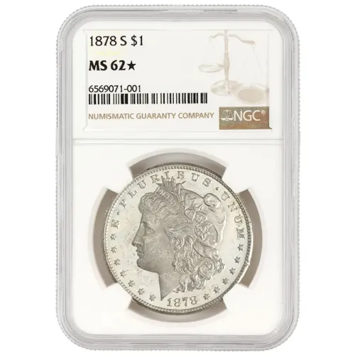 1878 S Morgan Dollar - NGC MS 62 Star