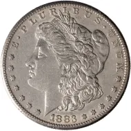 1883 S Morgan Dollar -  Almost Uncirculated