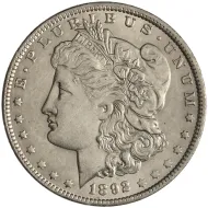 1892 O Morgan Dollar - Almost Uncirculated