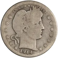 1914 S Barber Quarter - Good Details Cleaned